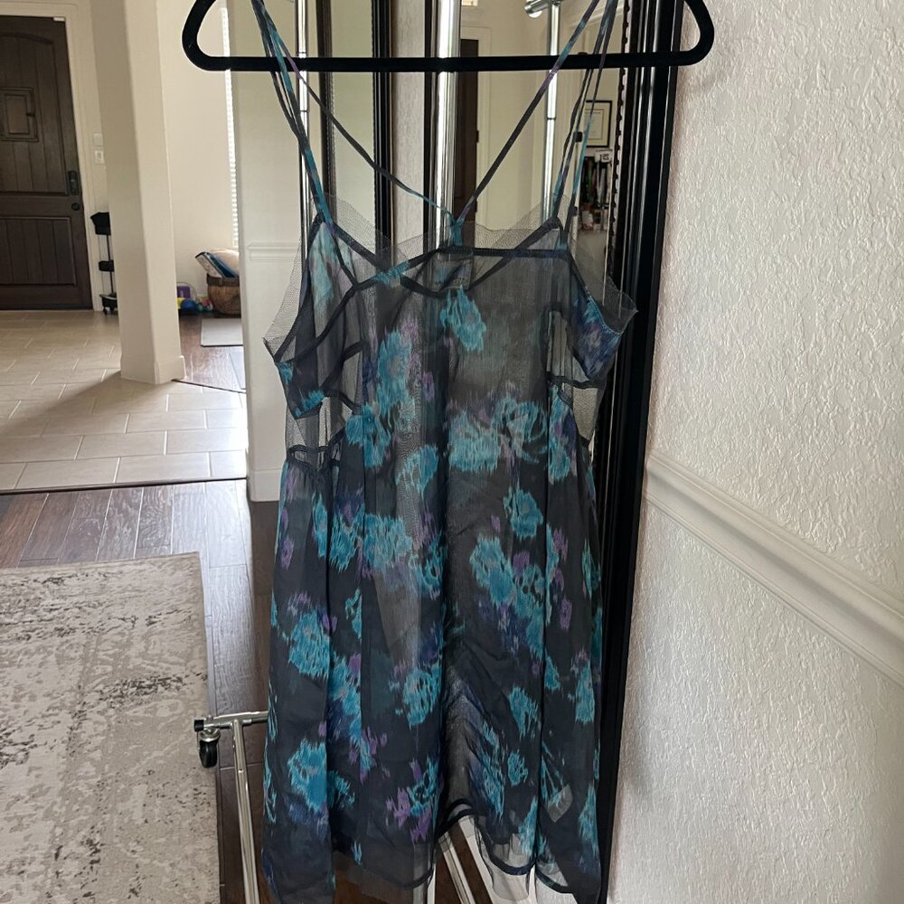 Free People Intimately Poppyfield Midnight Slip Dress